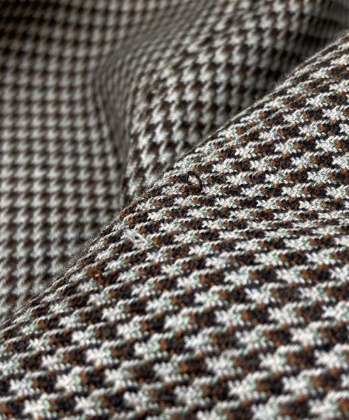 AURALEE（オーラリー）AURALEE (オーラリー) DOUBLE FACE CHECK LONG COAT ブラウン サイズ:3の古着・服飾アイテム