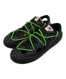 NIKE×OFFWHITE（ナイキ×オフホワイト）の古着「Blazer Low "Black and Electro Green"」｜ブラック