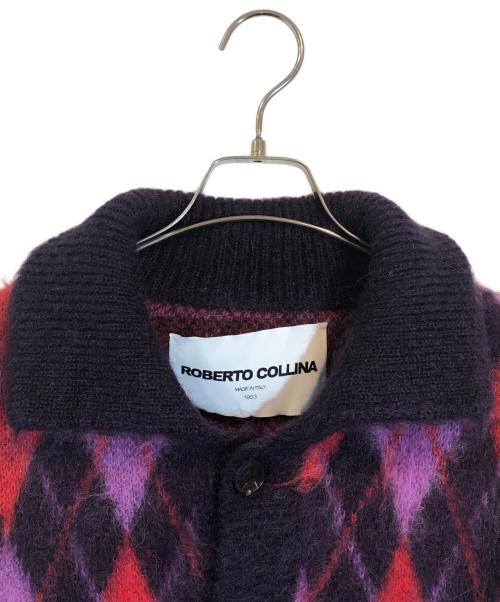 ROBERTO COLLINA（ロベルトコリーナ）ROBERTO COLLINA (ロベルトコリーナ) ダイアモンドパッチオーバーシャツ マルチカラー サイズ:SIZE 50の古着・服飾アイテム