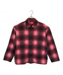 SUPREME（シュプリーム）の古着「Shadow Plaid Fleece Shirt」｜レッド