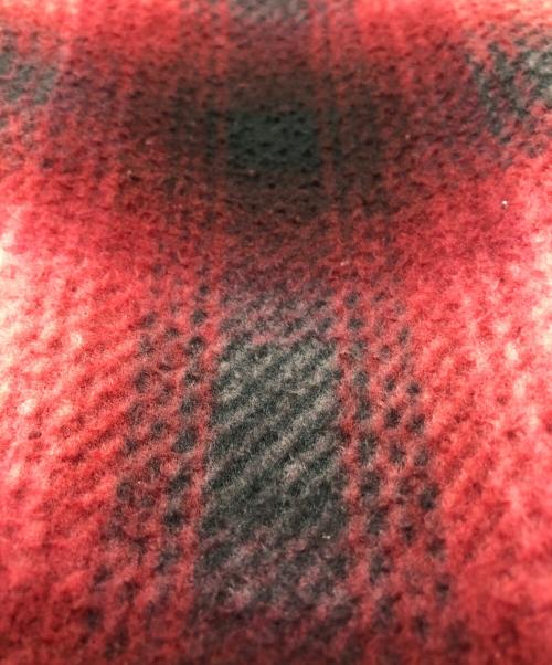 SUPREME（シュプリーム）Supreme (シュプリーム) Shadow Plaid Fleece Shirt レッド サイズ:Mの古着・服飾アイテム