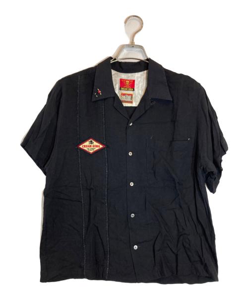 CREAM SODA（クリームソーダ）CREAM SODA (クリームソーダ) ボーリングシャツ ブラック サイズ:無しの古着・服飾アイテム