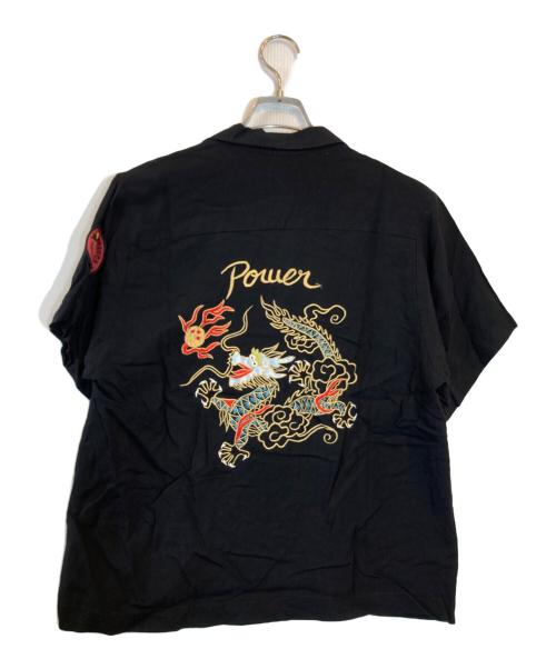 CREAM SODA（クリームソーダ）CREAM SODA (クリームソーダ) ボーリングシャツ ブラック サイズ:無しの古着・服飾アイテム