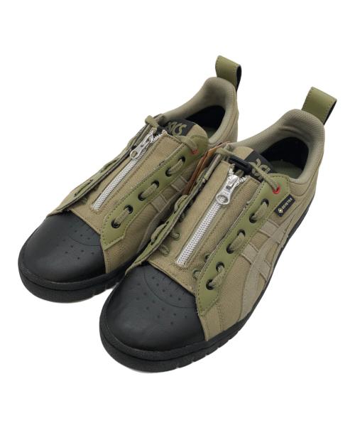 asics（アシックス）asics (アシックス) ローカットスニーカー カーキ サイズ:26.5ｃｍ 未使用品の古着・服飾アイテム