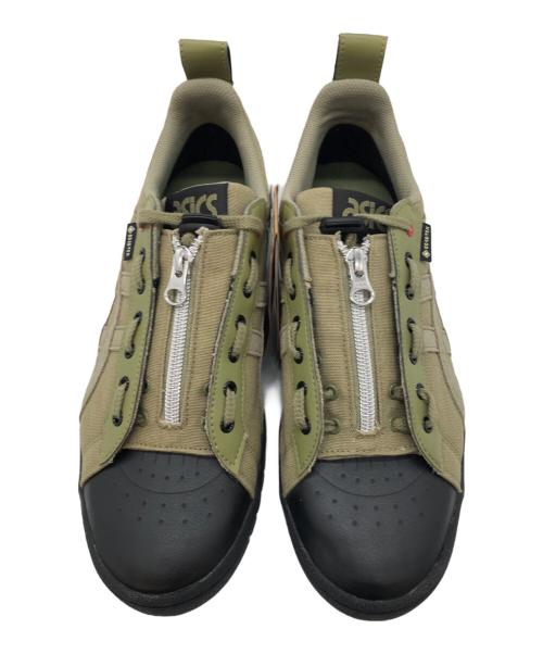 asics（アシックス）asics (アシックス) ローカットスニーカー カーキ サイズ:26.5ｃｍ 未使用品の古着・服飾アイテム