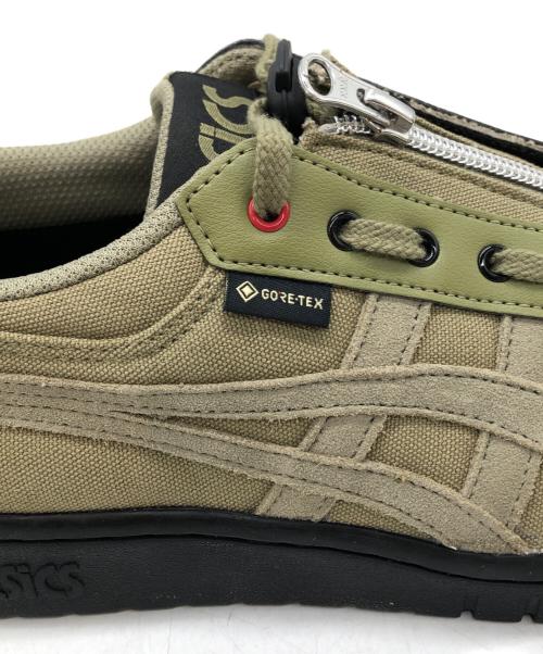 asics（アシックス）asics (アシックス) ローカットスニーカー カーキ サイズ:26.5ｃｍ 未使用品の古着・服飾アイテム