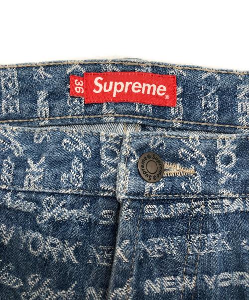 SUPREME（シュプリーム）Supreme (シュプリーム) Multi Type Jacquard Regular Jean インディゴ サイズ:SIZE 36の古着・服飾アイテム