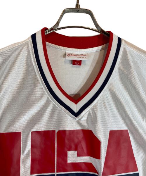 MITCHELL & NESS（ミッチェルアンドネス）MITCHELL & NESS (ミッチェルアンドネス) カットソー ホワイト サイズ:44の古着・服飾アイテム