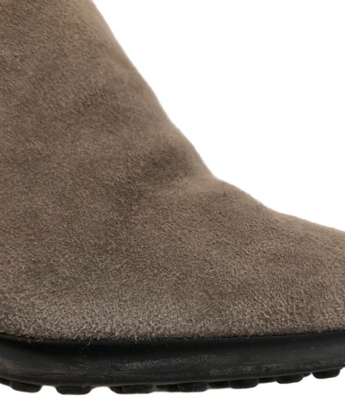 TOD'S（トッズ）TOD'S (トッズ) スエードヒールロングブーツ ブラウン サイズ:36の古着・服飾アイテム