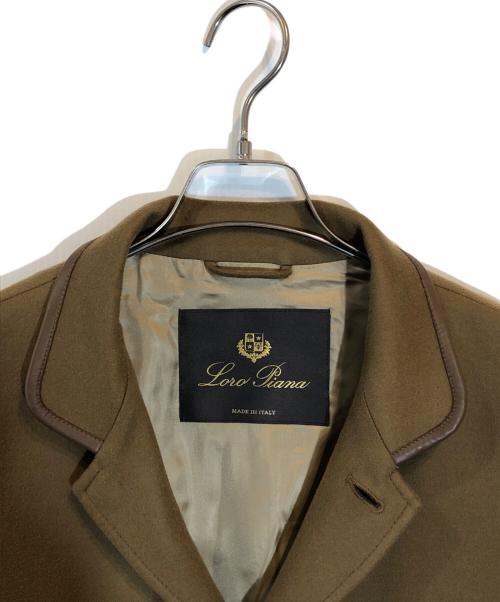 LORO PIANA（ロロピアーナ）LORO PIANA (ロロピアーナ) カシミヤ スパーニャジャケット ブラウン サイズ:SIZE Mの古着・服飾アイテム