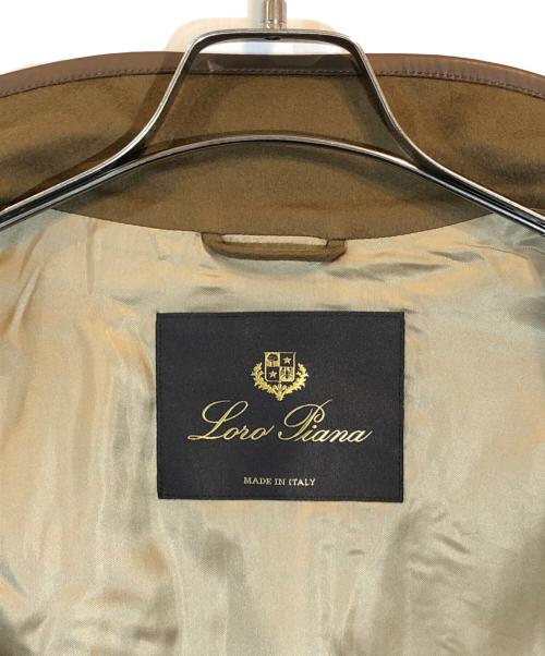 LORO PIANA（ロロピアーナ）LORO PIANA (ロロピアーナ) カシミヤ スパーニャジャケット ブラウン サイズ:SIZE Mの古着・服飾アイテム