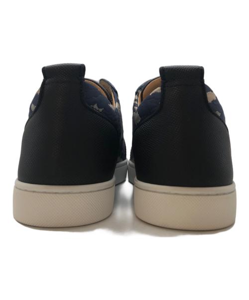 Christian Louboutin（クリスチャン・ルブタン）Christian Louboutin (クリスチャン・ルブタン) スパイクスタッズ スニーカー ネイビー サイズ:SIZE 41の古着・服飾アイテム