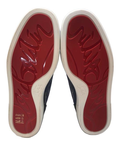 Christian Louboutin（クリスチャン・ルブタン）Christian Louboutin (クリスチャン・ルブタン) スパイクスタッズ スニーカー ネイビー サイズ:SIZE 41の古着・服飾アイテム