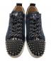 中古・古着 Christian Louboutin (クリスチャン・ルブタン) スパイクスタッズ スニーカー ネイビー サイズ:SIZE 41：30000円