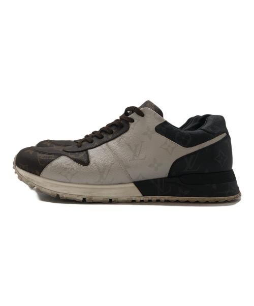LOUIS VUITTON（ルイ ヴィトン）LOUIS VUITTON (ルイ ヴィトン) モノグラム ランアウェイ スニーカー ブラウン×ブラック サイズ:SIZE 7 1/2の古着・服飾アイテム