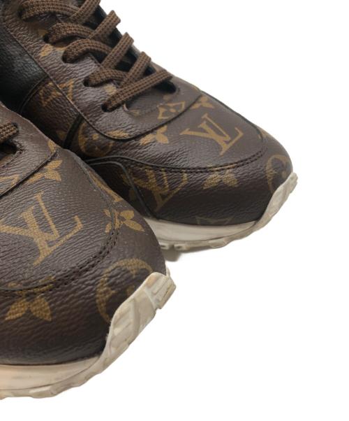 LOUIS VUITTON（ルイ ヴィトン）LOUIS VUITTON (ルイ ヴィトン) モノグラム ランアウェイ スニーカー ブラウン×ブラック サイズ:SIZE 7 1/2の古着・服飾アイテム