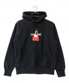 SUPREMEシュプリーム）の古着「CONE HOODED SWEATSHIRT」｜ブラック