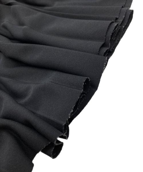 PAUL SMITH（ポールスミス）Paul Smith (ポールスミス) ジャージー 半袖プリーツワンピース ブラック サイズ:SIZE Mの古着・服飾アイテム