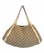 GUCCIグッチ）の古着「GGキャンバス トートバッグ」｜ベージュ