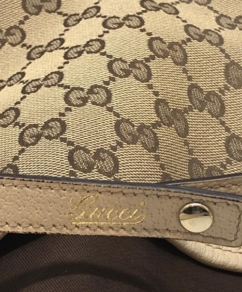 GUCCI（グッチ）GUCCI (グッチ) GGキャンバス トートバッグ ベージュの古着・服飾アイテム