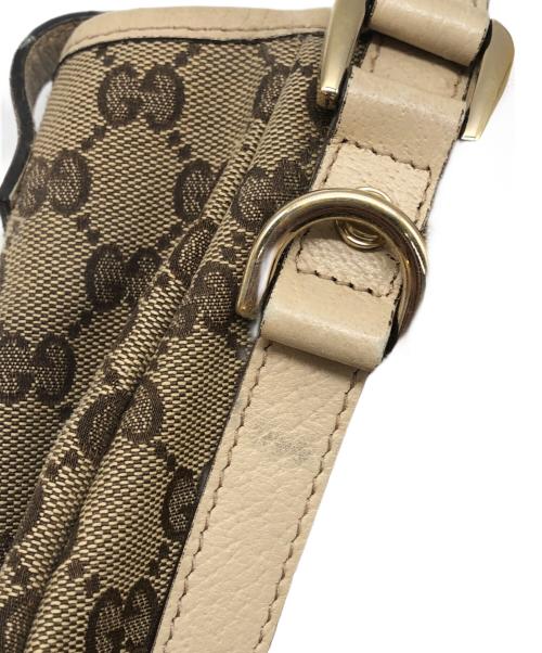 GUCCI（グッチ）GUCCI (グッチ) GGキャンバス トートバッグ ベージュの古着・服飾アイテム