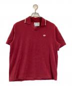 adidas×WALES BONNERアディダス×ウェールズボナー）の古着「WB TERRY POLO」｜レッド