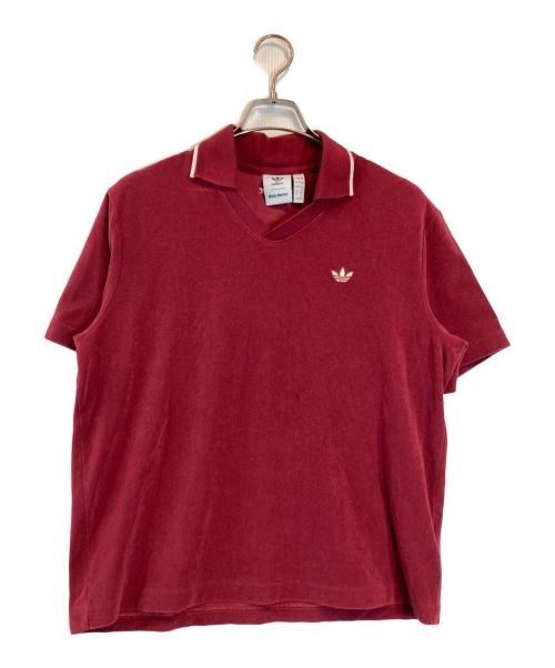 adidas（アディダス）adidas (アディダス) WALES BONNER (ウェールズボナー) WB TERRY POLO レッド サイズ:XLの古着・服飾アイテム