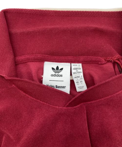 adidas（アディダス）adidas (アディダス) WALES BONNER (ウェールズボナー) WB TERRY POLO レッド サイズ:XLの古着・服飾アイテム