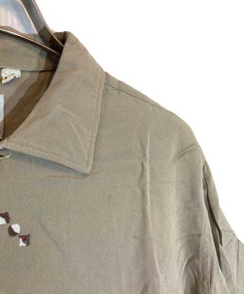 BRENT（ブレント）BRENT (ブレント) オープンカラーシャツ ベージュ サイズ:15-151/2の古着・服飾アイテム