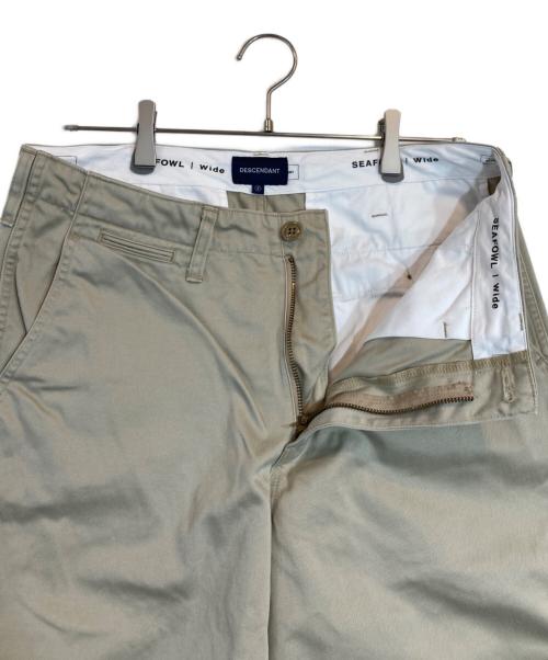 DESCENDANT（ディセンダント）DESCENDANT (ディセンダント) SEAFOWL TWILL TROUSERS（シーファウルツイルトラウザーズ）（ ベージュ サイズ:2の古着・服飾アイテム