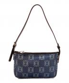 LOEWEロエベ）の古着「リピートアナグラムアクセサリーポーチ」｜インディゴ