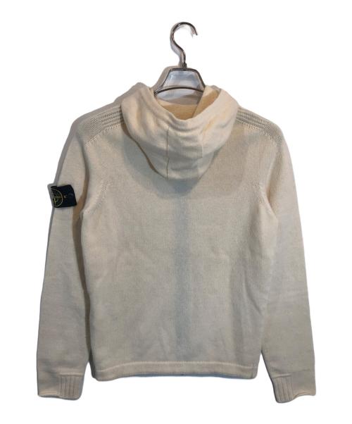 STONE ISLAND（ストーンアイランド）STONE ISLAND (ストーンアイランド) Wジップウールパーカー アイボリー サイズ:SIZE Sの古着・服飾アイテム