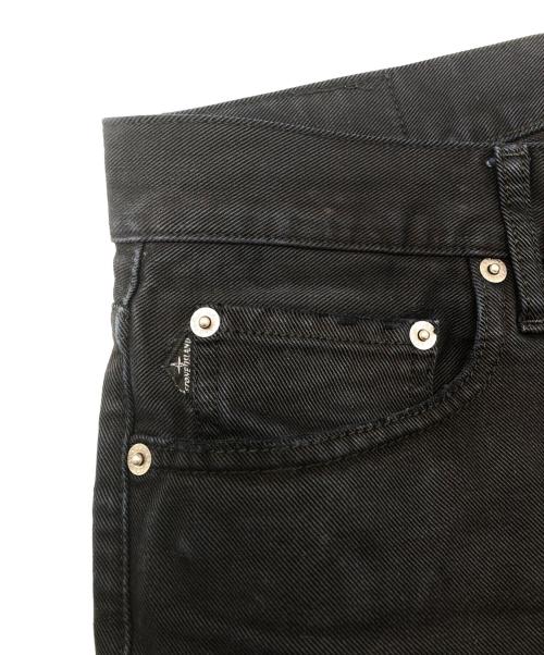 STONE ISLAND（ストーンアイランド）STONE ISLAND (ストーンアイランド) ロゴワッペン デニムパンツ ブラック サイズ:SIZE W29×L34の古着・服飾アイテム