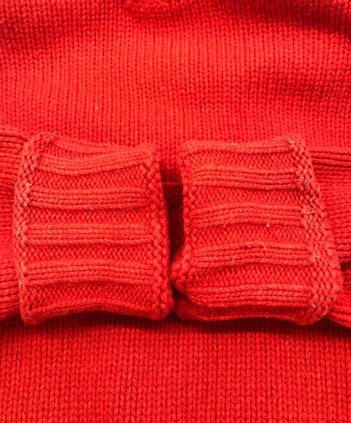 STONE ISLAND（ストーンアイランド）STONE ISLAND (ストーンアイランド) ハーフジップニット レッド サイズ:SIZE Mの古着・服飾アイテム