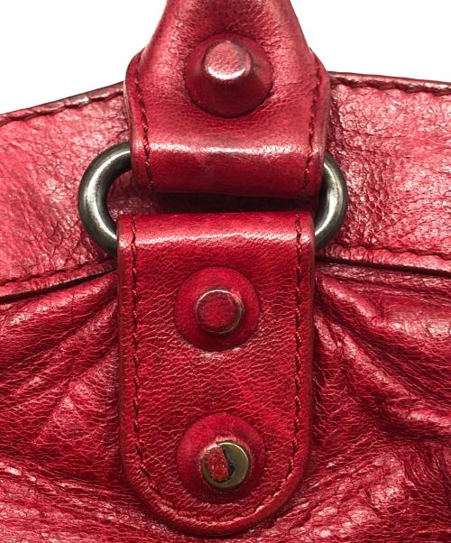 BALENCIAGA（バレンシアガ）BALENCIAGA (バレンシアガ) ザ・ファースト 2WAYバッグ レッドの古着・服飾アイテム