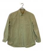 yokosakamotoヨウコサカモト）の古着「REGULAR COLLAR SHIRT」｜オリーブ