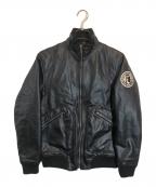 Hysteric Glamourヒステリックグラマー）の古着「プリマロフトニューレイドツイルジップアップリブブルゾン」｜ブラック