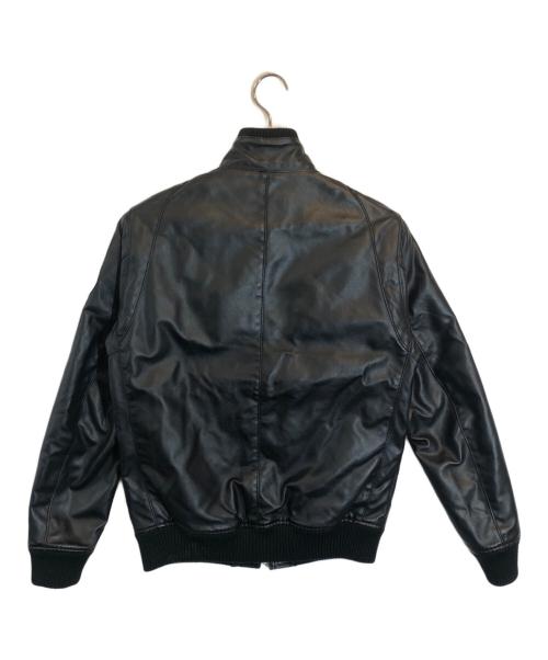 Hysteric Glamour（ヒステリックグラマー）Hysteric Glamour (ヒステリックグラマー) プリマロフトニューレイドツイルジップアップリブブルゾン ブラック サイズ:SIZE Mの古着・服飾アイテム