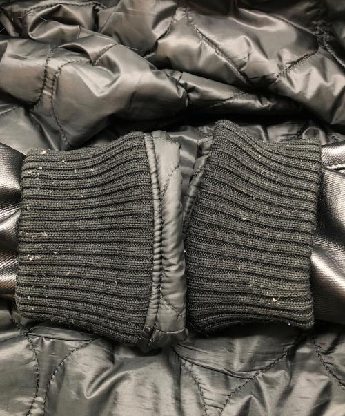 Hysteric Glamour（ヒステリックグラマー）Hysteric Glamour (ヒステリックグラマー) プリマロフトニューレイドツイルジップアップリブブルゾン ブラック サイズ:SIZE Mの古着・服飾アイテム