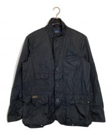 POLO RALPH LAUREN（ポロ・ラルフローレン）の古着「ナイロンハンティングジャケット」｜ブラック