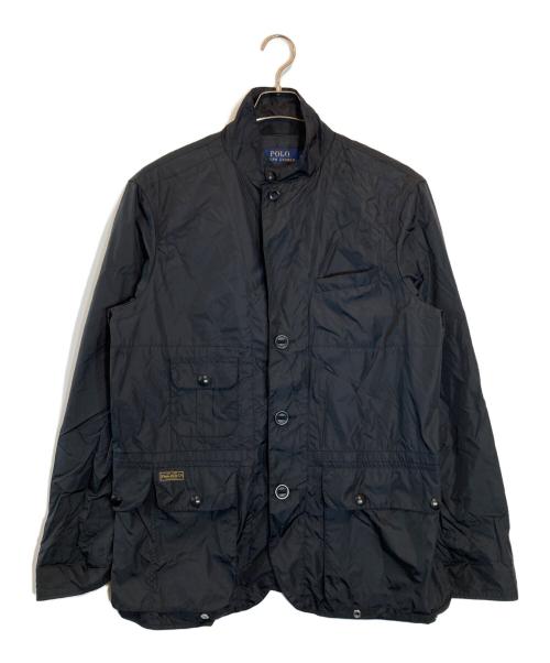 POLO RALPH LAUREN（ポロ・ラルフローレン）POLO RALPH LAUREN (ポロ・ラルフローレン) ナイロンハンティングジャケット ブラック サイズ:180/100Aの古着・服飾アイテム