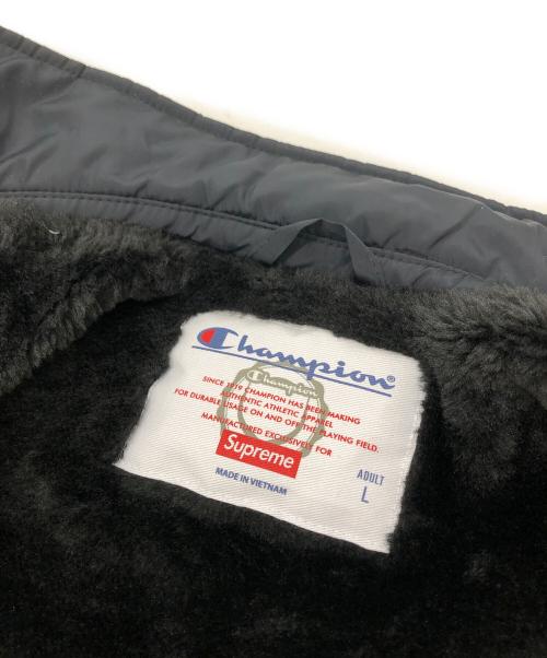 Champion（チャンピオン）Champion (チャンピオン) Supreme (シュプリーム) コーチジャケット ブラック サイズ:Lの古着・服飾アイテム