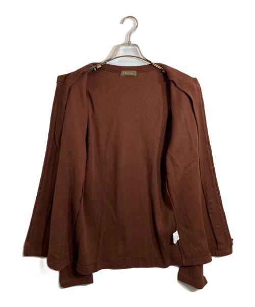 Y's for men（ワイズフォーメン）Y'S for men (ワイズフォーメン) ドライバーズニット ブラウン サイズ:無しの古着・服飾アイテム