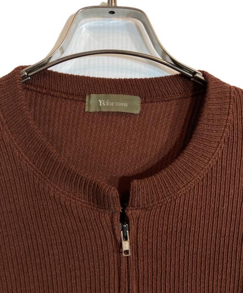 Y's for men（ワイズフォーメン）Y'S for men (ワイズフォーメン) ドライバーズニット ブラウン サイズ:無しの古着・服飾アイテム