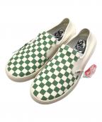 VANSヴァンズ）の古着「COMFYCUSH ONE CHECKERBOARD GREEN/MARSHMALLOW」｜グリーン