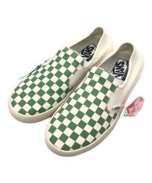 VANS（ヴァンズ）の古着「COMFYCUSH ONE CHECKERBOARD GREEN/MARSHMALLOW」｜グリーン
