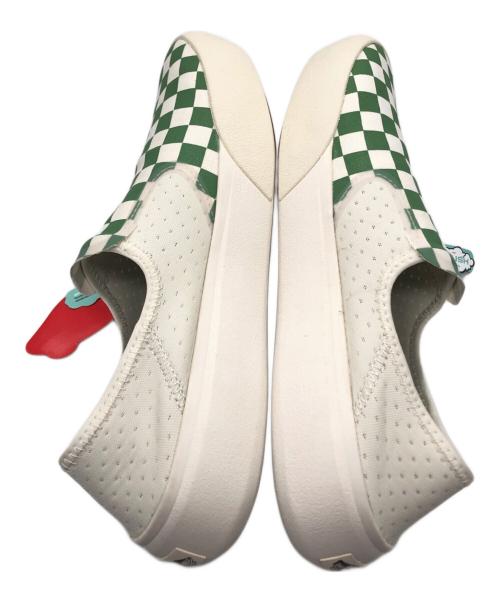 VANS（ヴァンズ）VANS (ヴァンズ) COMFYCUSH ONE CHECKERBOARD GREEN/MARSHMALLOW グリーン サイズ:26.5㎝ 未使用品の古着・服飾アイテム