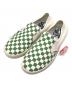VANS（ヴァンズ）の古着「COMFYCUSH ONE CHECKERBOARD GREEN/MARSHMALLOW」｜グリーン