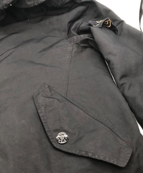 STONE ISLAND（ストーンアイランド）STONE ISLAND (ストーンアイランド) ワッペン付きミリタリーモッズコート ブラック サイズ:Mの古着・服飾アイテム