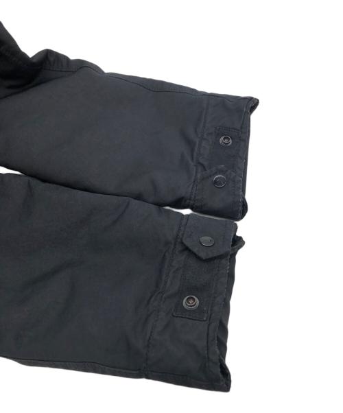 STONE ISLAND（ストーンアイランド）STONE ISLAND (ストーンアイランド) ワッペン付きミリタリーモッズコート ブラック サイズ:Mの古着・服飾アイテム